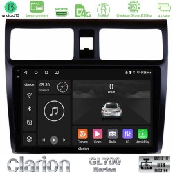Clarion GL700 Series 8Core Android ClarionOS 4+64GB Suzuki Swift 2005-2010 Navigation Multimedia Tablet 10" Με Carplay & Android Auto
