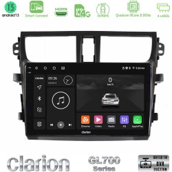 Clarion GL700 Series Suzuki Celerio 2014-2020 8Core Android ClarionOS 4+64GB Navigation Multimedia Tablet 9" Με Carplay & Android Auto Με Carplay & Android Auto