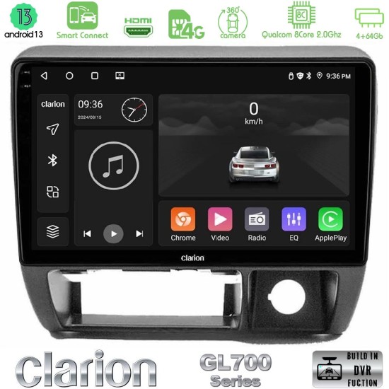 Clarion GL700 Series 8Core Android ClarionOS 4+64GB Suzuki Jimny 1998-2005 Navigation Multimedia Tablet 9" Με Carplay & Android Auto