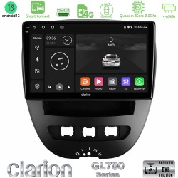 Clarion GL700 Series 8Core Android ClarionOS 4+64GB Toyota Aygo/Citroen C1/Peugeot 107 Navigation Multimedia Tablet 10" Με Carplay & Android Auto