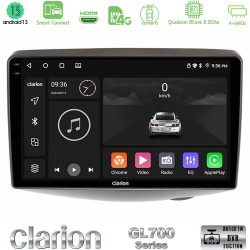 Clarion GL700 Series 8Core Android ClarionOS 4+64GB Toyota Yaris 1999 - 2006 Navigation Multimedia Tablet 9" Με Carplay & Android Auto