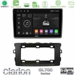 Clarion GL700 Series 8Core Android ClarionOS 4+64GB Toyota Auris 2013-2016 Navigation Multimedia Tablet 10" Με Carplay & Android Auto