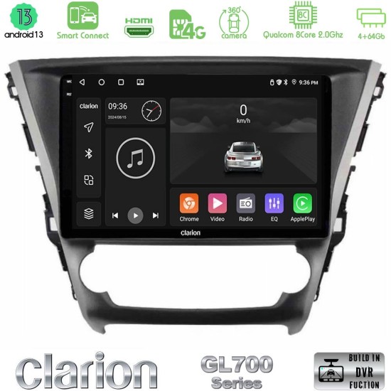 Clarion GL700 Series 8Core Android ClarionOS 4+64GB Toyota Avensis 2015-2018 Navigation Multimedia Tablet 9" Με Carplay & Android Auto