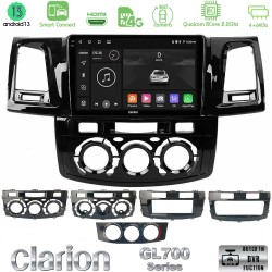 Clarion GL700 Series 8Core Android ClarionOS 4+64GB Toyota Hilux 2007-2016 Navigation Multimedia Tablet 9" Με Carplay & Android Auto Clarion GL700 Series 8Core Android ClarionOS 4+64GB Toyota Hilux 2007-2016 Navigation Multimedia Tablet 9" Με Carplay & Android Auto