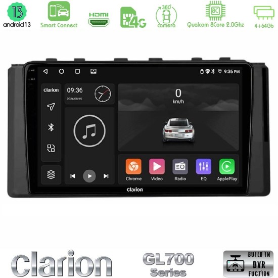 Clarion GL700 Series 8Core Android ClarionOS 4+64GB Subaru BRZ / Toyota GR86 2022-> Navigation Multimedia Tablet 9" Με Carplay & Android Auto