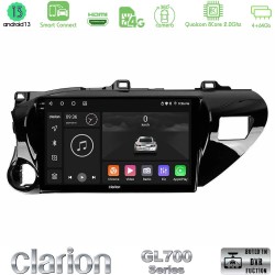Clarion GL700 Series 8Core Android ClarionOS 4+64GB Toyota Hilux 2017-2024 Navigation Multimedia Tablet 10" Με Carplay & Android Auto Clarion GL700 Series 8Core Android ClarionOS 4+64GB Toyota Hilux 2017-2024 Navigation Multimedia Tablet 10" Με Carplay & Android Auto