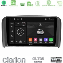 Clarion GL700 Series 8Core Android ClarionOS 4+64GB Volvo S80 1998-2006 Navigation Multimedia Tablet 9" Με Carplay & Android Auto
