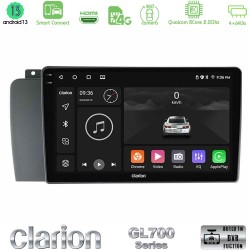 Clarion GL700 Series 8Core Android ClarionOS 4+64GB Volvo S60 2004-2009 Navigation Multimedia Tablet 9" Με Carplay & Android Auto