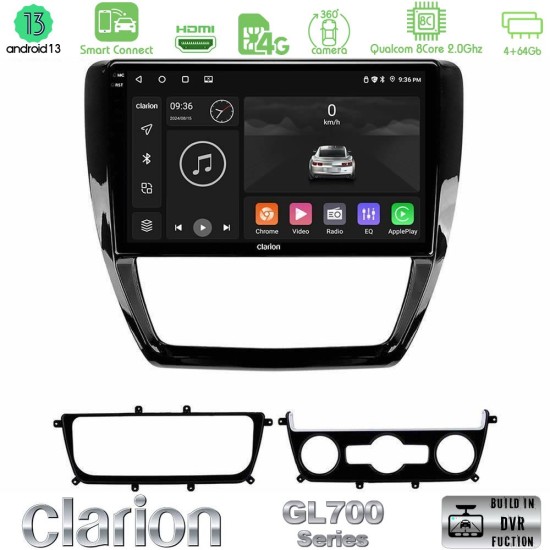 Clarion GL700 Series 8Core Android ClarionOS 4+64GB VW Jetta Navigation Multimedia Tablet 10" Με Carplay & Android Auto