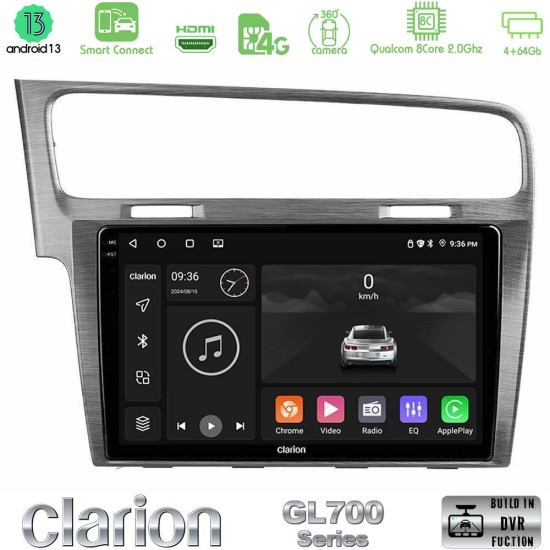 Clarion GL700 Series 8Core Android ClarionOS 4+64GB VW GOLF 7 Navigation Multimedia Tablet 10" Με Carplay & Android Auto