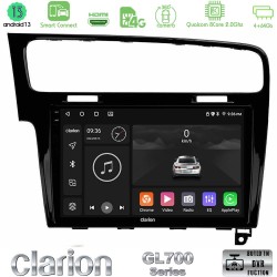 Clarion GL700 Series 8Core Android ClarionOS 4+64GB VW GOLF 7 Navigation Multimedia Tablet 10" Με Carplay & Android Auto