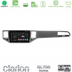 Clarion GL700 Series 8Core Android ClarionOS 4+64GB VW Sportsvan 2014-2020 Navigation Multimedia Tablet 10" (Silver/Grey Color) Με Carplay & Android Auto