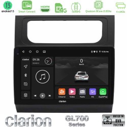 Clarion GL700 Series 8Core Android ClarionOS 4+64GB VW Touran 2011-2015 Navigation Multimedia Tablet 10" Με Carplay & Android Auto