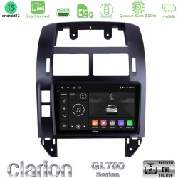 Clarion GL700 Series 8Core Android ClarionOS 4+64GB VW Polo 2002-2009 Navigation Multimedia Tablet 9" Με Carplay & Android Auto