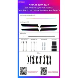 Ατμοσφαιρικός Φωτισμός Audi A5 2009-2016 OEM Ambient Light Kit 1:1