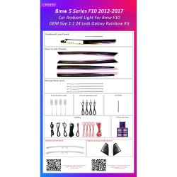 Ατμοσφαιρικός Φωτισμός Bmw 5 Series F10 2012-2017 OEM Ambient Light Kit 1:1