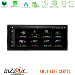 Bizzar Lite Series Audi Q3 (8U) 2011-2018 Android14 8Core (4+64GB) Navigation Multimedia 10.25"