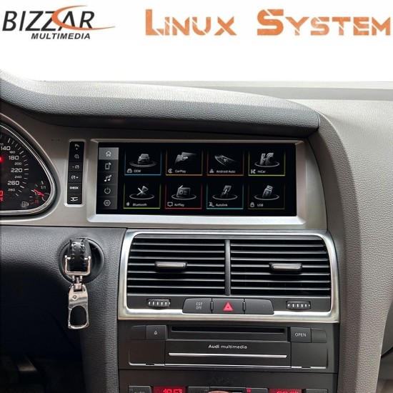 Bizzar Audi Q7 (4L) 2006-2009 με MMI2G Linux Apple CarPlay | Android Auto screen 10.25" HD