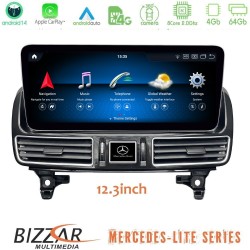 Bizzar Lite Series Mercedes ML/GL Class (X166) NTG4.5 Android14 (4+64GB) Navigation Multimedia 12.3"