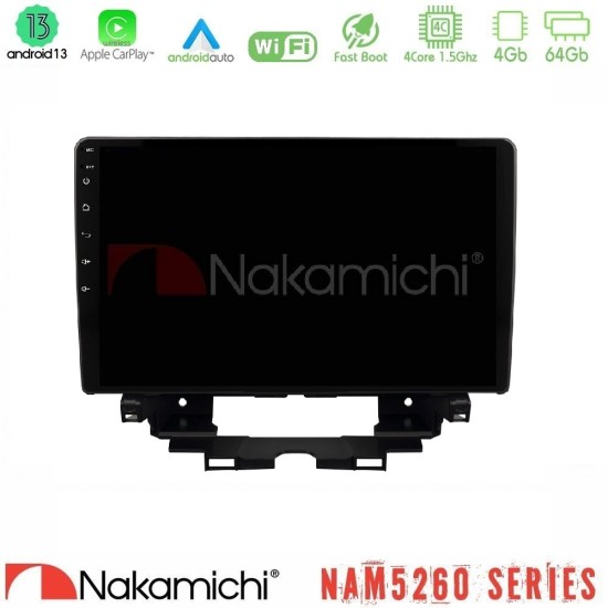 Nakamichi NAM5260 Series 4Core Android13 4+64GB Renault Kangoo / Nissan Townstar 2022-> Navigation Multimedia Tablet 10" Με Carplay & Android Auto Nakamichi NAM5260 Series 4Core Android13 4+64GB Renault Kangoo / Nissan Townstar 2022-> Navigation Multimedia Tablet 10" Με Carplay & Android Auto