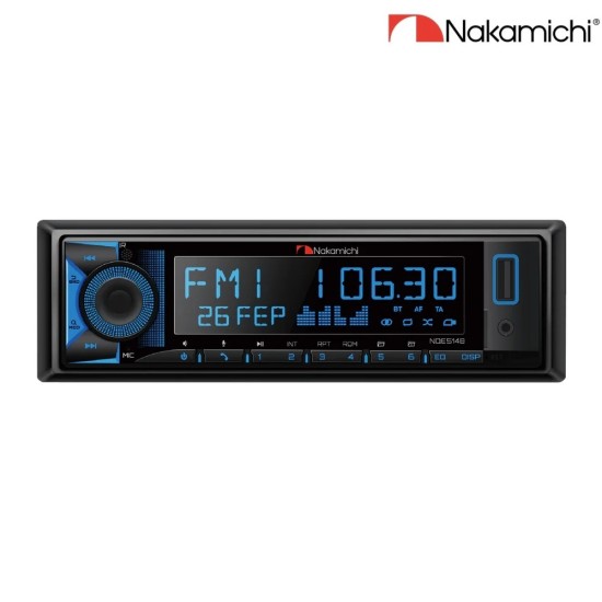 Nakamichi NQE514B Radio/Usb/Bt/Aux/Big-LCD 4,3"