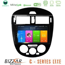 Bizzar C Series Lite 4Core Android14 2+32GB  Nissan Pulsar 2015-2018 (Manual A/C) Navigation Multimedia Tablet 9"