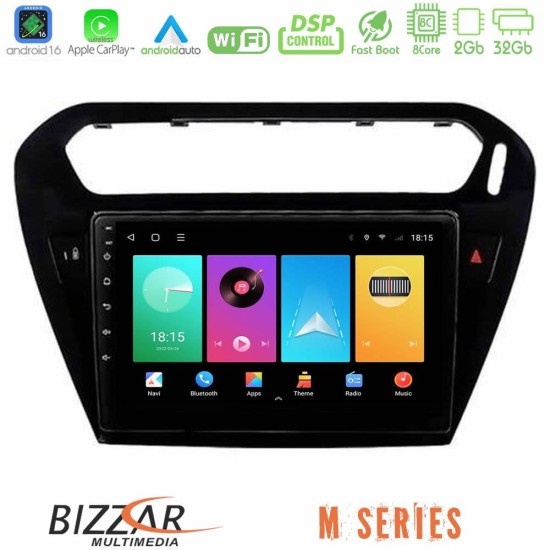 Bizzar M Series 8Core Android16 2+32GB  Citroen C-Elysee / Peugeot 301 Navigation Multimedia Tablet 9"   (Μαύρο))