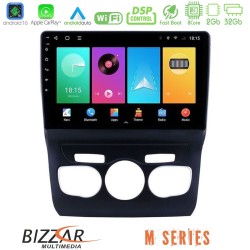 Bizzar M Series 8Core Android16 2+32GB  Citroen C4L Navigation Multimedia Tablet 10"