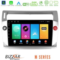 Bizzar M Series 8Core Android16 2+32GB  Citroen C4 2004-2010 Navigation Multimedia Tablet 9"