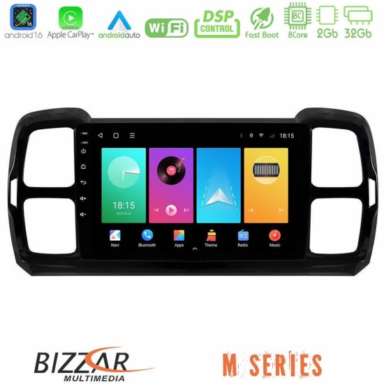 Bizzar M Series 8Core Android16 2+32GB  Citroen DS5 Aircross 2017-2021 Navigation Multimedia Tablet 9"