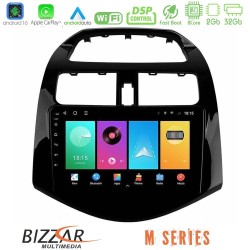 Bizzar M Series 8Core Android16 2+32GB  Chevrolet Spark 2009-2015 Navigation Multimedia Tablet 9"