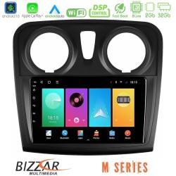 Bizzar M Series 8Core Android16 2+32GB     Dacia Dokker 2014-2021 Navigation Multimedia Tablet 9"