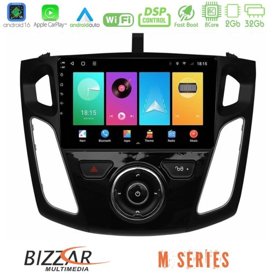 Bizzar M Series 8Core Android16 2+32GB  Ford Focus 2012-2018 Navigation Multimedia Tablet 9"