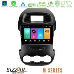 Bizzar M Series 8Core Android16 2+32GB  Ford Ranger 2012-2016 Navigation Multimedia Tablet 9"
