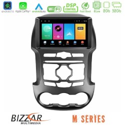 Bizzar M Series 8Core Android16 2+32GB  Ford Ranger 2012-2016 Navigation Multimedia Tablet 9"