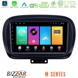 Bizzar M Series 8Core Android16 2+32GB  Fiat 500X Navigation Multimedia Tablet 9"