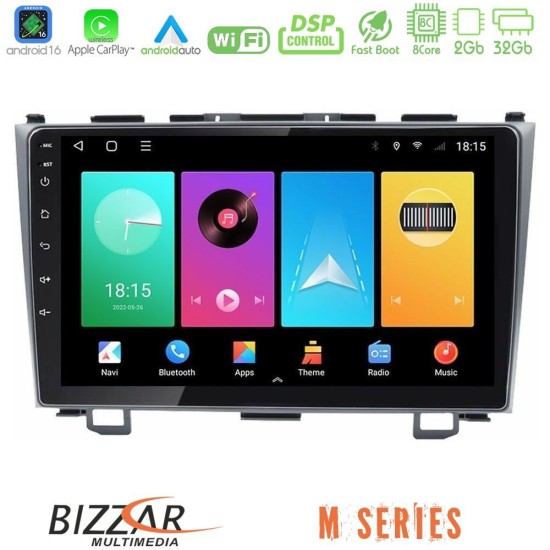 Bizzar M Series 8Core Android16 2+32GB  Honda CRV Navigation Multimedia Tablet 9"