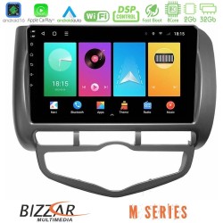Bizzar M Series 8Core Android16 2+32GB  Honda Jazz 2002-2008 (Auto A/C) Navigation Multimedia Tablet 9"