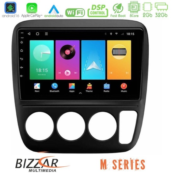 Bizzar M Series 8Core Android16 2+32GB  Honda CRV 1997-2001 Navigation Multimedia Tablet 9"