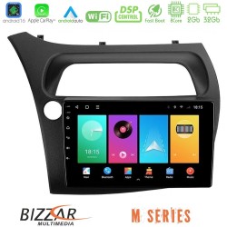 Bizzar M Series 8Core Android16 2+32GB Honda Civic Hatchback 2006-2011 Navigation Multimedia Tablet 9"