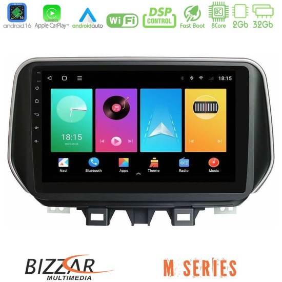 Bizzar M Series 8Core Android16 2+32GB  Hyundai Tucson 2019-> Navigation Multimedia Tablet 9"