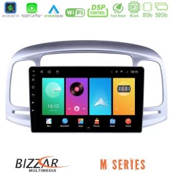 Bizzar M Series 8Core Android16 2+32GB  Hyundai Accent 2006-2011 Navigation Multimedia Tablet 9"