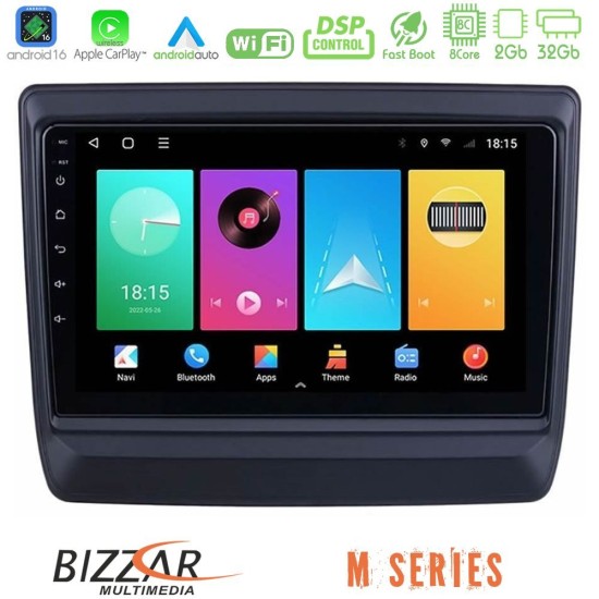 Bizzar M Series 8Core Android16 2+32GB  Isuzu D-MAX 2020-2023 Navigation Multimedia Tablet 9"