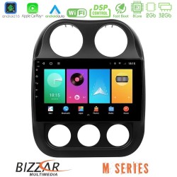 Bizzar M Series 8Core Android16 2+32GB  Jeep Compass 2012-2016 Navigation Multimedia Tablet 9"