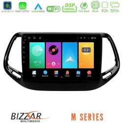 Bizzar M Series 8Core Android16 2+32GB  Jeep Compass 2017> Navigation Multimedia Tablet 10"