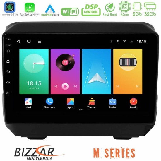 Bizzar M Series 8Core Android16 2+32GB Jeep Wrangler 2018-> Navigation Multimedia Tablet 9" Bizzar M Series 8Core Android16 2+32GB Jeep Wrangler 2018-> Navigation Multimedia Tablet 9"