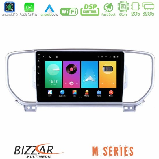 Bizzar M Series 8Core Android16 2+32GB  Kia Sportage 2016-2018 Navigation Multimedia Tablet 9"