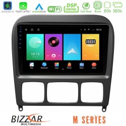 Bizzar M Series 8Core Android16 2+32GB  Mercedes S Class 1999-2004 (W220) Navigation Multimedia Tablet 9"