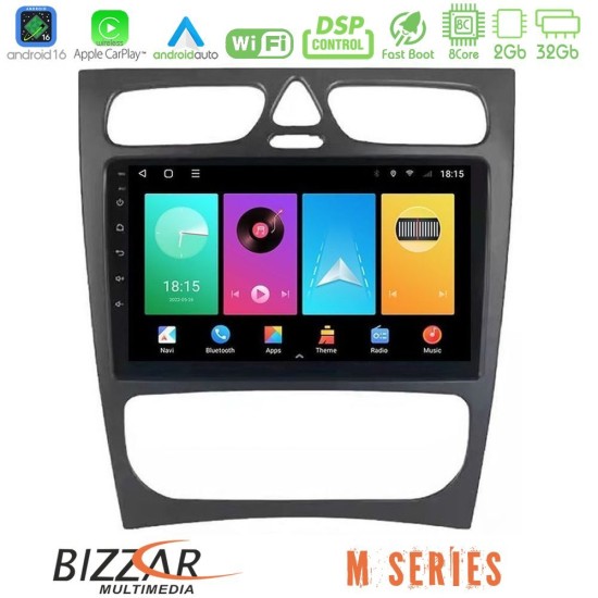 Bizzar M Series 8Core Android16 2+32GB Mercedes C Class (W203) Navigation Multimedia Tablet 9" Bizzar M Series 8Core Android16 2+32GB Mercedes C Class (W203) Navigation Multimedia Tablet 9"