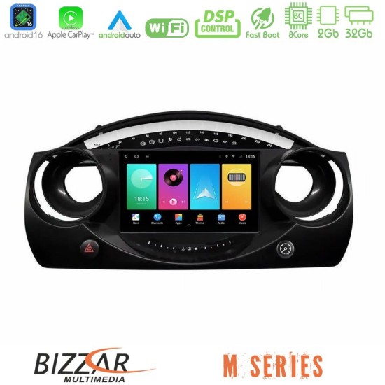 Bizzar M Series 8Core Android16 2+32GB  Mini Cooper R50 Navigation Multimedia Tablet 9"